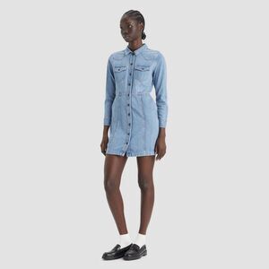 Levi's -  Women's Long Sleeve Flynn Western Dress - R Ringing Bells